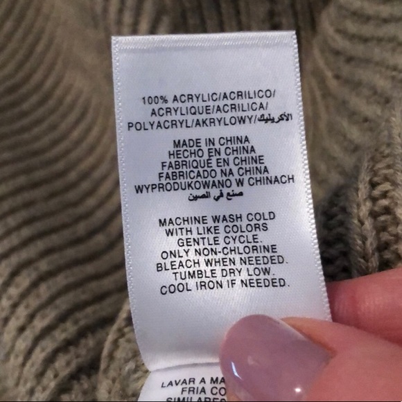 NWT Jones New York - Beige Cardigan Sweater - Large - Picture 11 of 13